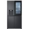 FRIDGE SIDE BY SIDE  GMG960EVEE INSTAVIEW GRAPHITE E 180x90x75 (FNF / ΒΡΥΣΑΚΙ / ICEMAKER / Wi-Fi)